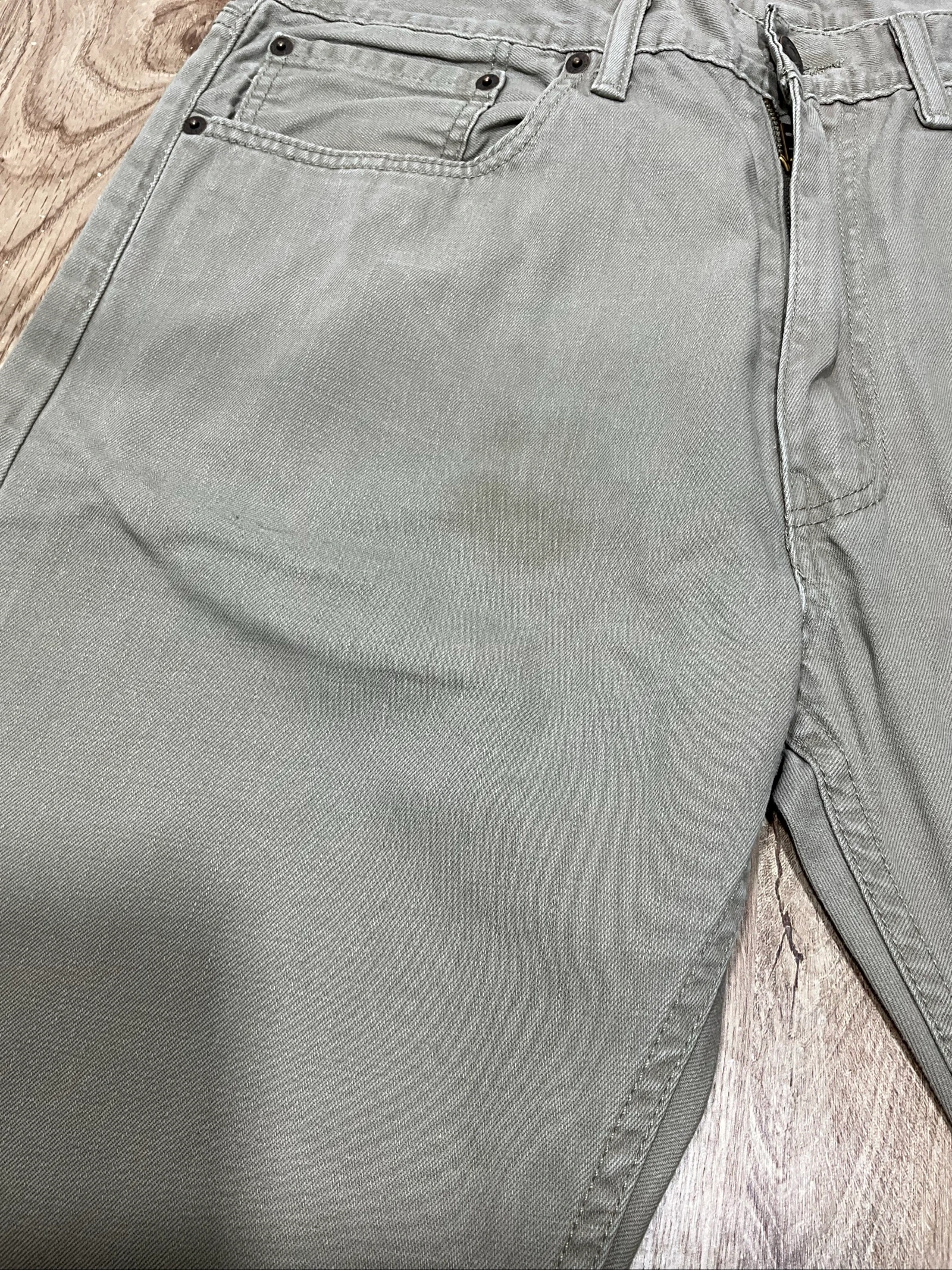 Jean Levi's 505 Straight W36 L36 Vintage 100% Algodón Cáqui lvh 114 – photo 6